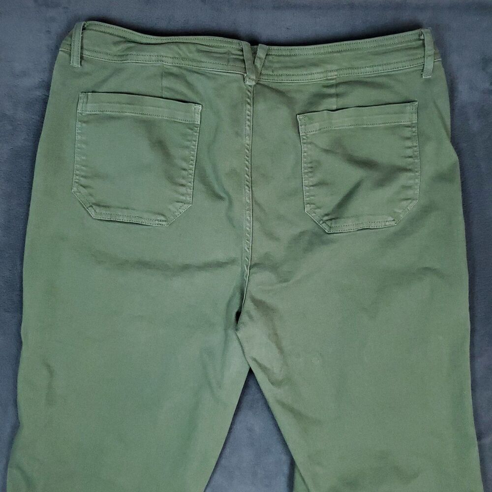 Vineyard Vines Pants Womens 36 Green High Rise Wide Leg Casual Stretch Modern - Picture 11 of 14